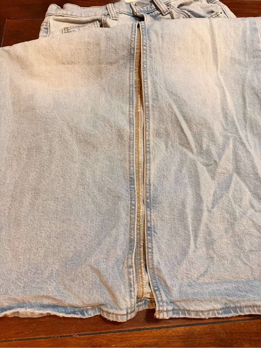 Universal Threads Denim Maxi Skirt Size 4